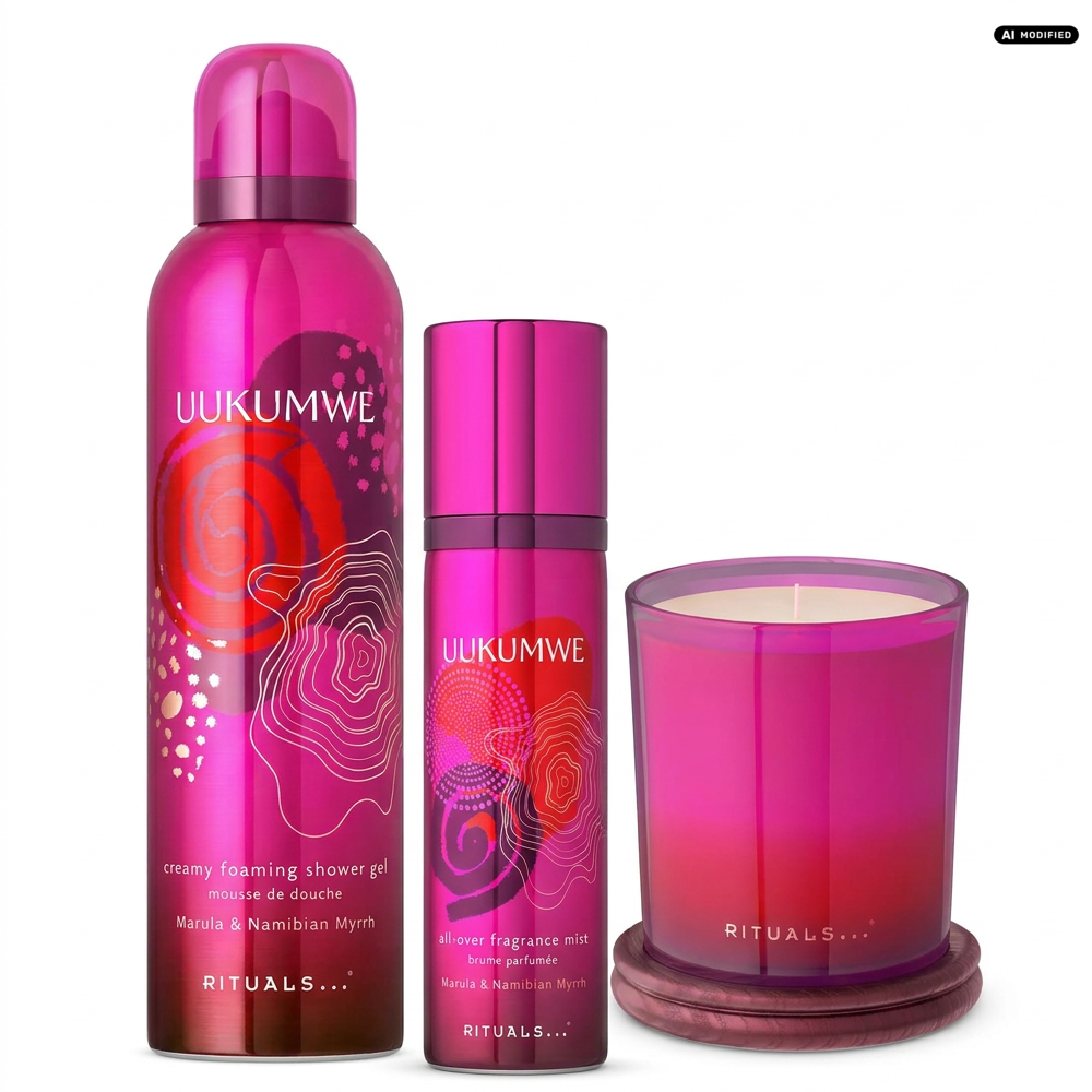 Rituals Uukumwe Shower Gel Mist und Candle Pflege Set