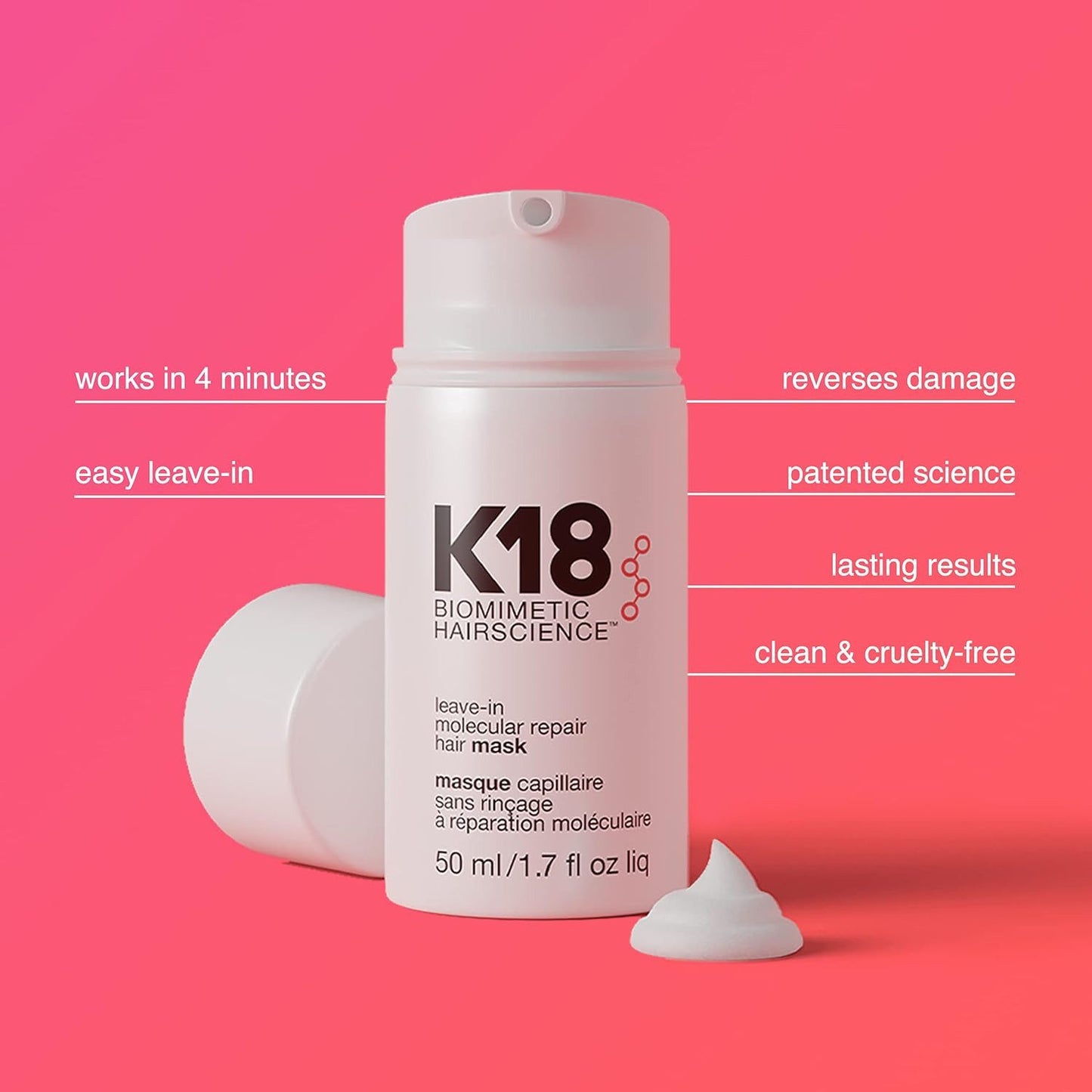 K18 Molecular Repair Leave-in Hair Mask 50 ml