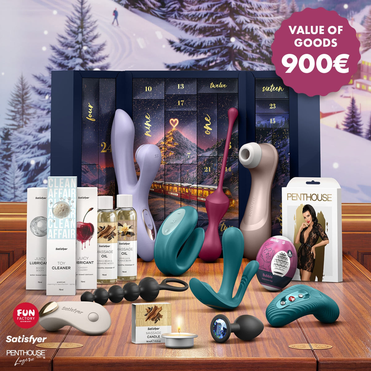 EIS Premium Adventskalender 24 Teile Love Express Edition