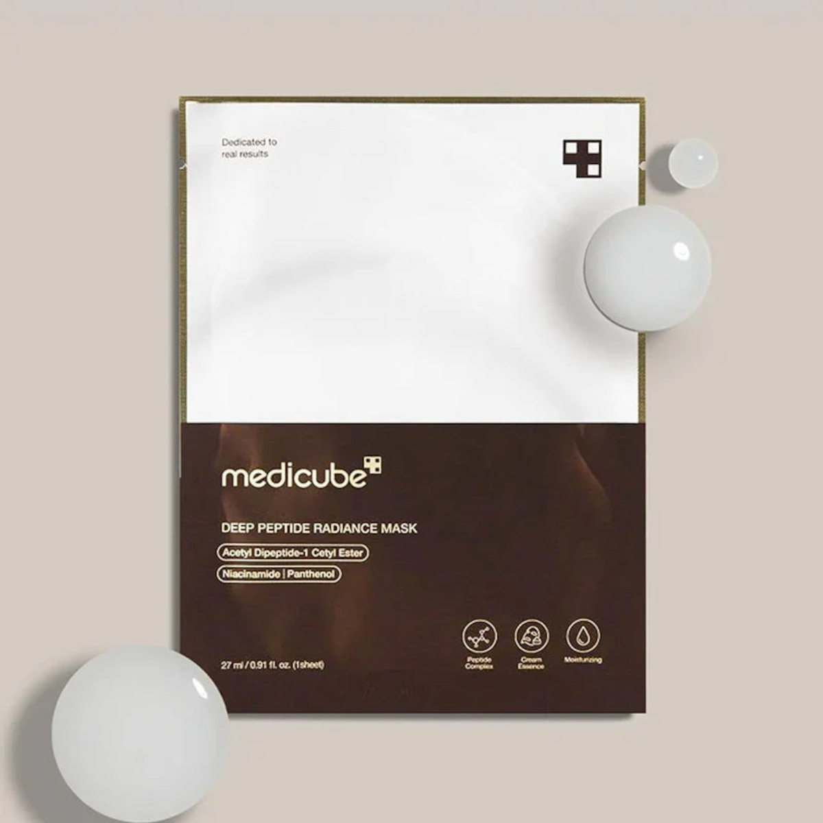 Medicube Deep Peptide Radiance Mask – Tuchmaske für strahlende Haut