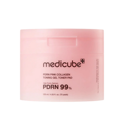 Medicube PDRN Pink Collagen Toning Gel Toner Pad 70 Stück