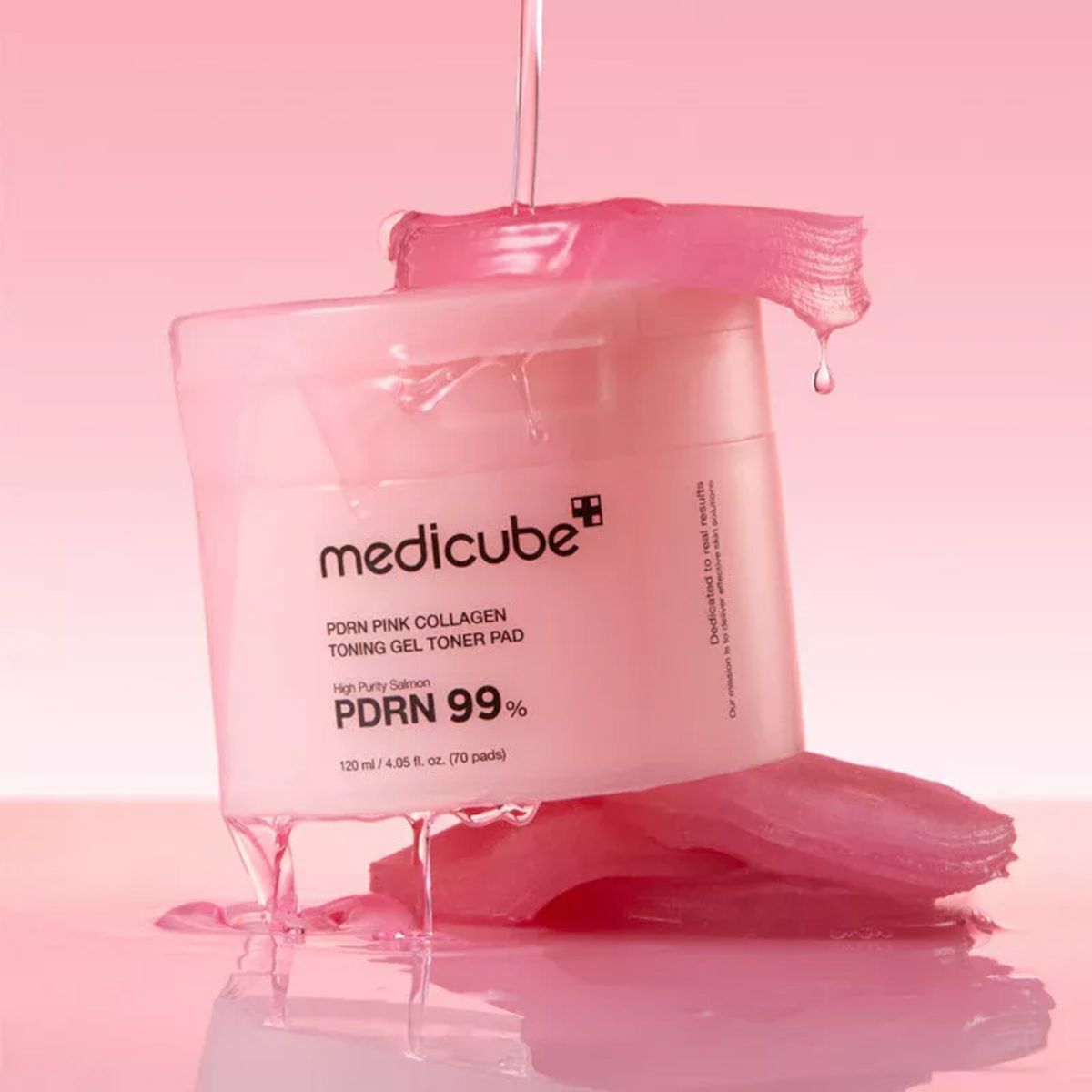Medicube PDRN Pink Collagen Toning Gel Toner Pad 70 Stück